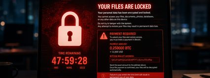 Ransomware Laptop Chain 500